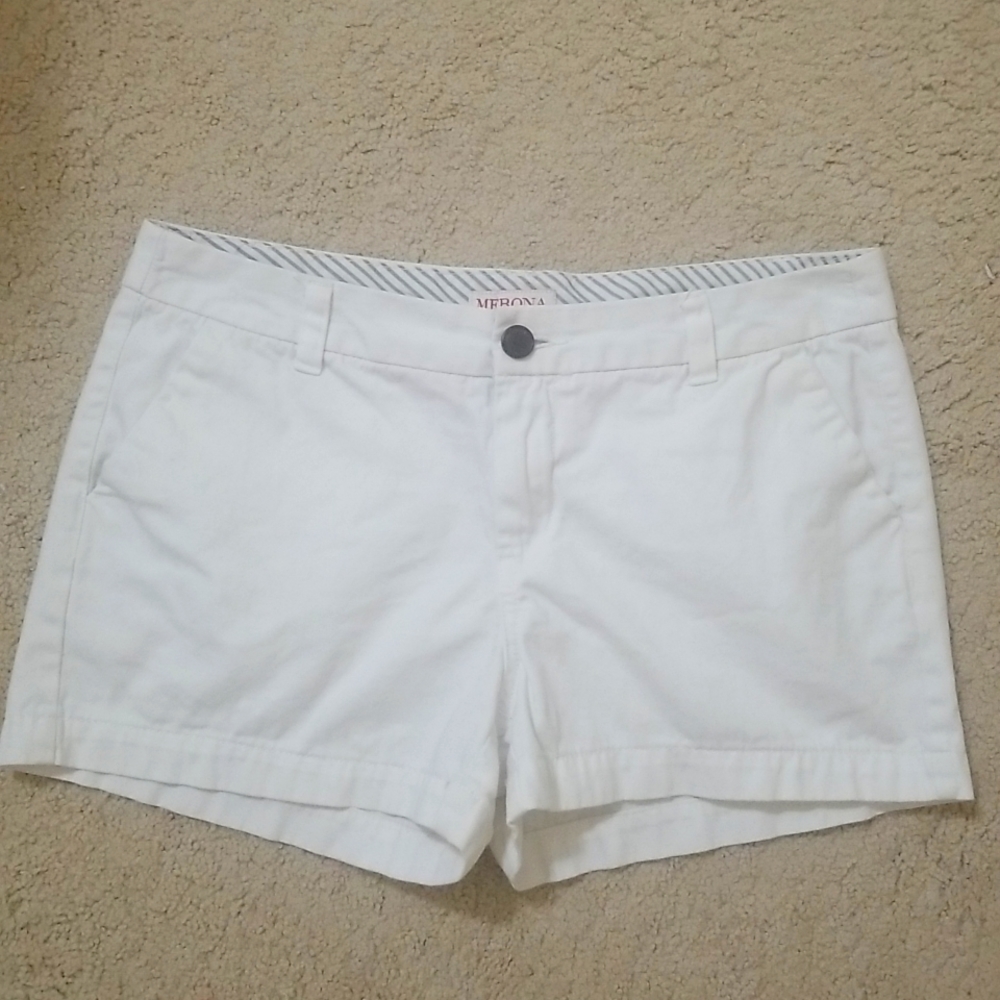 Merona White Shorts Size 6